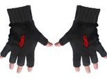 Slipknot - Uomo/Donna Guanti Unisex Tribali Senza Dita RO8409 (Taglia Unica) (Nero)