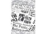 Sex Pistols - Cartolina, Quotidiano RO8427 (Taglia Unica) (Bianco/Nero)
