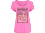 Janis Joplin - Maglietta "Avalon Ballroom '67"" Da Donna RO8503 (L) (Rosa)"
