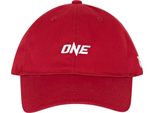 Tokyo Time - Cappellino Da Baseball "One Championship"" Per Uomo/Donna Unisex RO8471 (Taglia Unica) (Rosso/Bianco)"