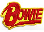 David Bowie - Logo 3D - Toppa Da Stirare "Diamond Dogs"", Tessuto RO8609 (Taglia Unica) (Rosso/Giallo)"