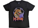 Def Leppard - Maglietta Uomo/Donna Unisex RO8627 (Xxl) (Nero)