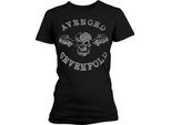 Avenged Sevenfold - Maglietta "Death Bat"" Da Donna RO8644 (Xl) (Nero)"
