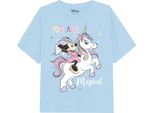 Disney - Maglietta "Tu Sei Magica"" Per Bambina TV2415 (116) (Azzurro)"