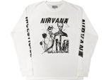 Nirvana - Maglietta "Incesticide"" Per Uomo/Donna Unisex Manica Lunga RO5747 (S) (Bianco)"