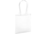 Westford Mill - Borsa "Premium"" In Cotonelogico BC5484 (Taglia Unica) (Bianco)"