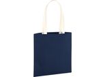 Westford Mill - Borsa "Earthaware Organic Bag For Life"", Contrasto BC5488 (Taglia Unica) (Blu Scuro/Naturale)"