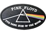 Pink Floyd - Ovale - Toppa Da Stirare "Dark Side Of The Moon"" RO8735 (Taglia Unica) (Nero)"
