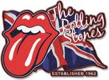 The Rolling Stones - Taglia Standard - Toppa Da Stirare "Lick The Flag"" - Tessuto RO8756 (Taglia Unica) (Rosso/Blu Marino)"