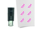 Timbro Combicraft Tromba Rotondo Da 10 Mm - Inchiostro Rosa