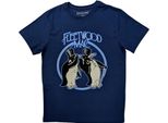 Fleetwood Mac - Maglietta "Penguins"" Per Uomo/Donna Unisex RO5913 (Xxl) (Blu Denim)"