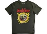 Sublime - T-Shirt Uomo/Donna Unisex RO5922 (S) (Verde/Giallo)