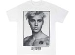 Justin Bieber - Maglietta "Sorry"" Da Donna RO6025 (L) (Bianco)"