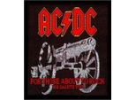 Ac/Dc - Toppa "For Those About To Rock"" - Poliestere RO6339 (Taglia Unica) (Nero/Rosso)"