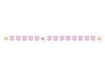 Creative Party - Bandiera "Happi Woodland"", Nastro SG26483 (Taglia Unica) (Rosa/Bianco/Viola)"