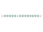 Creative Party - Bandiera "Happi Woodland"", Nastro SG26486 (Taglia Unica) (Blu/Bianco/Arancio)"