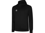 Umbro - Felpa Con Cappuccio "Total Training"" Da Uomo UO1864 (Xxl) (Nero/Bianco)"