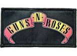 Guns N Roses - Con Scroll - Patch Logo RO9722 (Taglia Unica) (Nero/Rosa/Giallo)