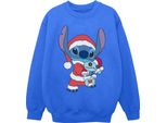 Disney - Felpa Per Ragazze BI13371 (152-158) (Blu Reale)
