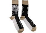Queen - Calzini Per Uomo/Donna Unisex RO8779 (40,5 Eu - 45,5 Eu) (Nero)