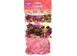 Amscan - Cuori - Coriandoli, San Valentino Confezione Da 3 - Foglio, Cartone SG24244 (Taglia Unica) (Rosa/Oro/Rosso)