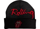 The Rolling Stones - Cappellino "Classic Tongue"" Per Uomo/Donna Unisex RO5967 (Taglia Unica) (Nero/Rosso)"