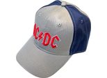 Ac/Dc - Cappellino Da Baseball Con Logo Per Uomo/Donna Unisex RO6064 (Taglia Unica) (Grigio/Navy/Rosso)