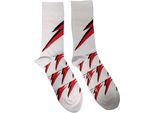 David Bowie - Calzini Per Uomo/Donna Unisex RO6597 (40,5 Eu - 45,5 Eu) (Bianco/Rosso/Nero)