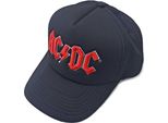 Ac/Dc - Cappellino Da Baseball A Rete Per Uomo/Donna Unisex RO6727 (Taglia Unica) (Nero/Rosso)