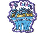 The Beatles - Toppa "Yellow Submarine Hey Bulldog"" - Poliestere RO9197 (Taglia Unica) (Bianco/Viola/Blu)"