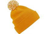 Beechfield - Berretto Da Uomo/Donna Unisex BC4657 (Taglia Unica) (Senape/Bianco Naturale)