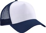 Beechfield - Cappello Trucker Snapback Per Uomini/Donne Unisex BC5260 (Taglia Unica) (Blu Scuro/Bianco)