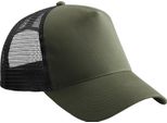 Beechfield - Cappello Trucker Snapback Per Uomini/Donne Unisex BC5260 (Taglia Unica) (Oliva/Nero)