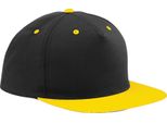 Beechfield - Cappellino A 5 Segmenti Per Uomo/Donna Unisex BC5264 (Taglia Unica) (Nero/Giallo)