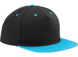 Beechfield - Cappellino A 5 Segmenti Per Uomo/Donna Unisex BC5264 (Taglia Unica) (Nero/Blu Marino)