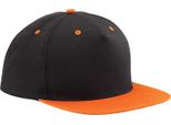 Beechfield - Cappellino Snapback 5 Segmenti Per Uomo/Donna Unisex BC5264 (Taglia Unica) (Nero/Arancione)