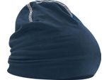 Beechfield - Berretto "Hemsedal"" Per Uomo/Donna Unisex BC5286 (Taglia Unica) (Blu Scuro/Bianco)"