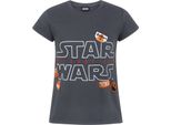 Star Wars: Gli Ultimi Jedi - Maglietta Da Bambina NS7385 (116) (Grigio)