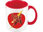 The Flash - Tazza Da Caffè, Stile Cerchio PM6452 (Taglia Unica) (Rosso/Bianco/Giallo)
