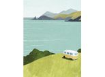 Henry Rivers - Leinwanddruck "Van Life"" PM6501 (50 Cm X 40 Cm) (GrüN/Grau/Blau)"