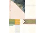 Cartissi - Stampa Su Tela "Rosa Bianco Verde Astratto I"" PM6561 (50 Cm X 40 Cm) (Rosa/Verde/Bianco)"