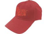David Bowie - Cappellino Da Baseball Logo Per Uomo/Donna Unisex RO6211 (Taglia Unica) (Rosso)