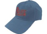 David Bowie - Cappellino Da Baseball Logo Per Uomo/Donna Unisex RO6211 (Taglia Unica) (Blu Denim/Rosso)
