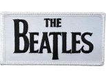 The Beatles - Drop-T-Logo - Patch RO6217 (Taglia Unica) (Bianco/Nero)