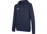 Umbro - Felpa Con Cappuccio "Club Leisure"" Da Donna UO104 (Xs) (Navy/Bianco)"