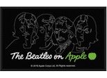 The Beatles - Toppa "On Apple"" - Poliestere RO6280 (Taglia Unica) (Nero/Bianco)"