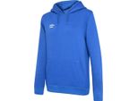 Umbro - Felpa Con Cappuccio "Club Leisure"" Da Donna UO104 (Xs) (Blu Reale/Bianco)"