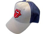 The Rolling Stones - Cappellino Da Baseball "Classic Tongue"" Per Uomo/Donna Unisex RO6430 (Taglia Unica) (Grigio/Blu Marino)"