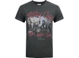 Amplified - Maglietta "Girls Girls Girls"" Da Uomo NS7391 (M) (Charcoal)"