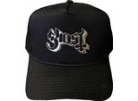 Ghost - Cappello Da Baseball Per Uomo/Donna Unisex RO6458 (Taglia Unica) (Nero/Argento Sonoro)